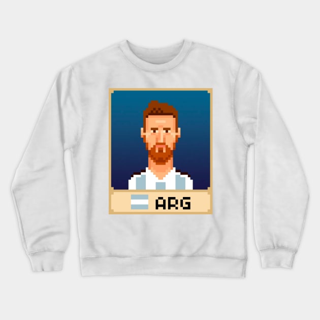 Messi Crewneck Sweatshirt by PixelFaces